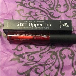Shy stiff upper lip stain